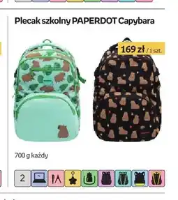 Empik Plecak szkolny PAPERDOT Capybara oferta