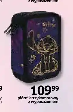 Empik Piórnik trzykomorowy z wyposażeniem Stitch oferta
