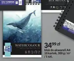 Empik Blok do akwareli A4 Oxford 10 kartek oferta