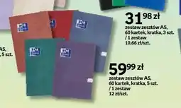 Empik Zestaw zeszytów A5 Oxford 5-pak oferta
