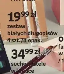 Empik Zestaw białych długopisów 4-pak Creadu oferta