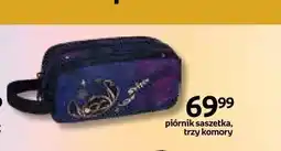 Empik Piórnik saszetka trzy komory fioletowo-czarny oferta