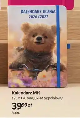 Empik Kalendarz Miś 125x176 mm układ tygodniowy oferta