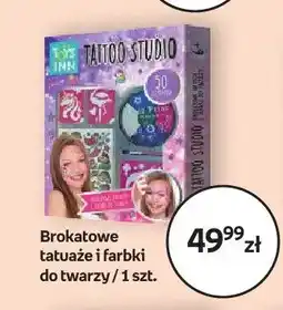 Empik Zestaw brokatowe tatuaże i farbki do twarzy Toys Inn oferta