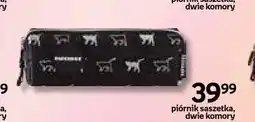 Empik Piórnik saszetka dwie komory czarny w koty oferta