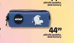 Empik Piórnik saszetka dwie komory Muminki niebieski oferta