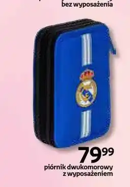 Empik Piórnik dwukomorowy z wyposażeniem Real Madrid oferta