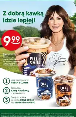 Żabka Zestaw kawa mrożona: kawa na ciepło lub espresso doppio + kubek z lodem FILL&CHILL oferta