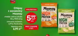 Żabka Chipsy z soczewicy Moonsy cheddar oferta