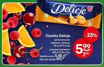 Żabka Ciastka Delicje pomarańczowe oferta