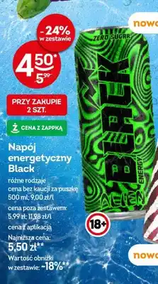 Żabka Napój energetyczny Black Alien Zero Sugar oferta