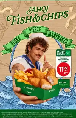 Żabka Chrupbox fileciki rybne (mintaj) z frytkami oferta