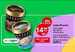 Żabka Lody czekoladowe Grycan oferta