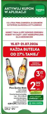 Żabka Piwo bezalkoholowe Żywiec Białe oferta