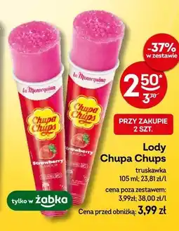 Żabka Lody Chupa Chups truskawkowe oferta