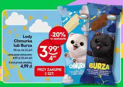 Żabka Lody Chmurka oferta