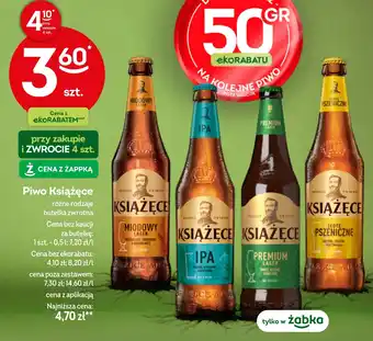 Żabka Piwo Książęce oferta