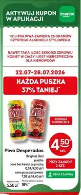 Żabka Piwo Desperados Original oferta
