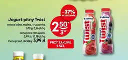Żabka Jogurt pitny Twist Bakoma owoce leśne oferta