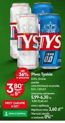 Żabka Piwo Tyskie Gronie oferta