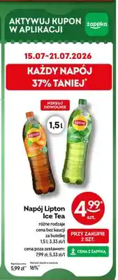 Żabka Napój Lipton Ice Tea Peach oferta