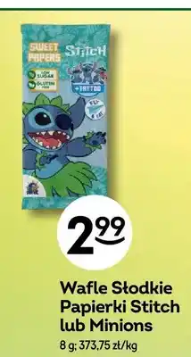 Żabka Wafle słodkie papierki Minions Sweet Papers oferta