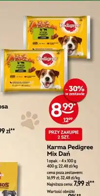 Żabka Karma dla psa Pedigree Mix Dań oferta