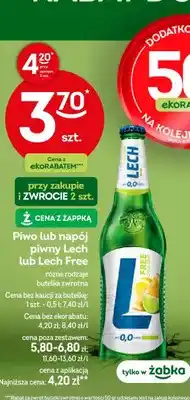 Żabka Piwo Lech oferta