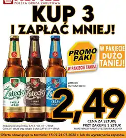 Kupiec Piwo bezalkoholowe Žatecký Nealko oferta