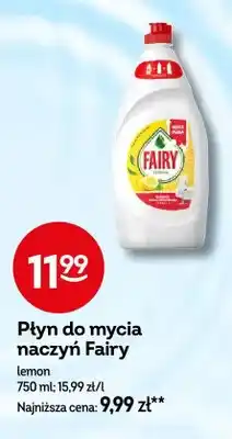 Żabka Płyn do mycia naczyń Fairy lemon oferta