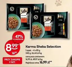 Żabka Karma dla kota Sheba Selection 4-pak oferta