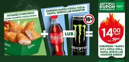 Żabka Zestaw Chrupbox + napój Coca-Cola, Fanta, Sprite lub Monster Energy oferta