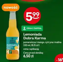 Żabka Lemoniada Dobra Karma pomarańcza i mango oferta