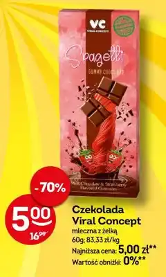 Żabka Czekolada Viral Concept mleczna z żelką oferta