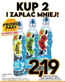 Kupiec Woda smakowa Kubuś Waterrr o smaku truskawki oferta
