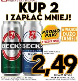 Kupiec Piwo bezalkoholowe Beck's Blue oferta