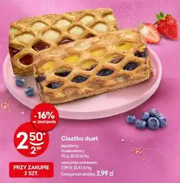 Żabka Ciastko duet jagodowy oferta