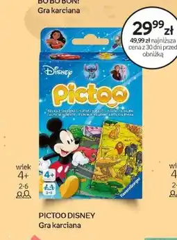 Empik Gra karciana Pictoo Disney Ravensburger oferta