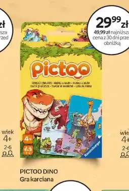 Empik Gra karciana Pictoo Dino Ravensburger oferta