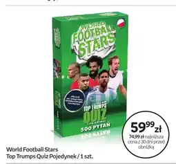 Empik Gra towarzyska World Football Stars Top Trumps Quiz Pojedynek oferta