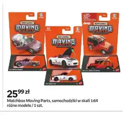 Empik Samochodzik Matchbox Moving Parts w skali 1:64 oferta