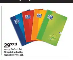 Empik Zeszyt Oxford A4 60 kartek w kratkę oferta