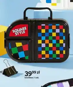 Empik Lunchbox Paperdot Square Style czarny oferta