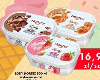 Lody śmietankowo-truskawkowe Hortex