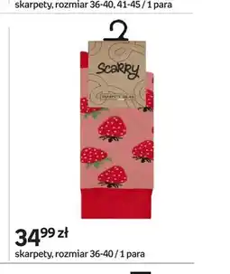 Empik Skarpety Scarry różowe we wzór truskawek oferta
