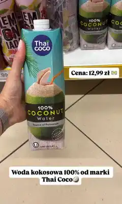 Dino Woda kokosowa 100% Thai Coco oferta
