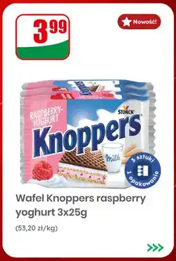 Dino Wafel Knoppers raspberry yoghurt 3-pak oferta