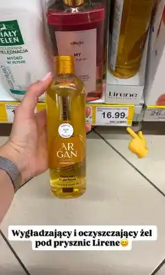 Dino Wygładzający żel pod prysznic Lirene Argan oferta