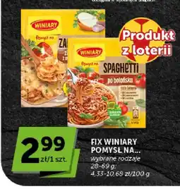 ABC Fix Spaghetti po bolońsku Winiary oferta
