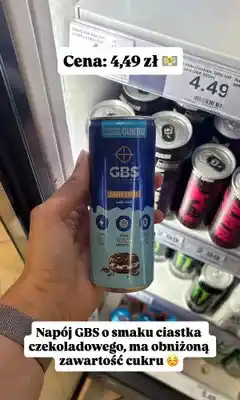 Dino Napój mleczno-kawowy GBS Caffè Latte o smaku ciastka czekoladowego oferta